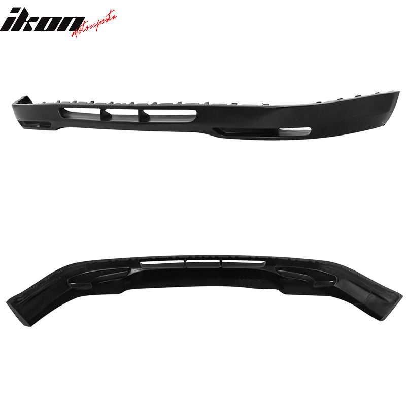 IKON MOTORSPORTS Font Bumper Lip Spoiler Compatible with 1999-2004 Volkswagen Golf MK4, GLI Style Front Bumper Splitter - PU