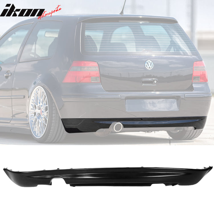 Fits 99-05 Volkswagen Golf MK4 25AE Style Rear Bumper Lip Diffuser ...