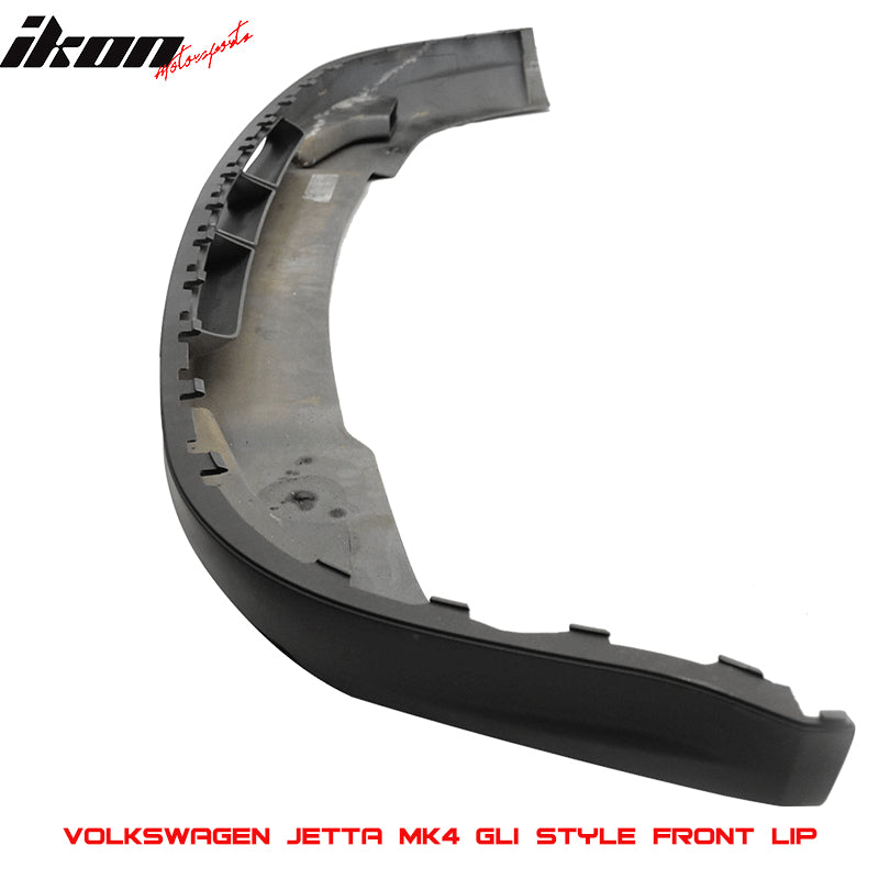 Fits 99-05 Volkswagen Jetta MK4 GLI Style Front Bumper Lip Spoiler Splitter PU