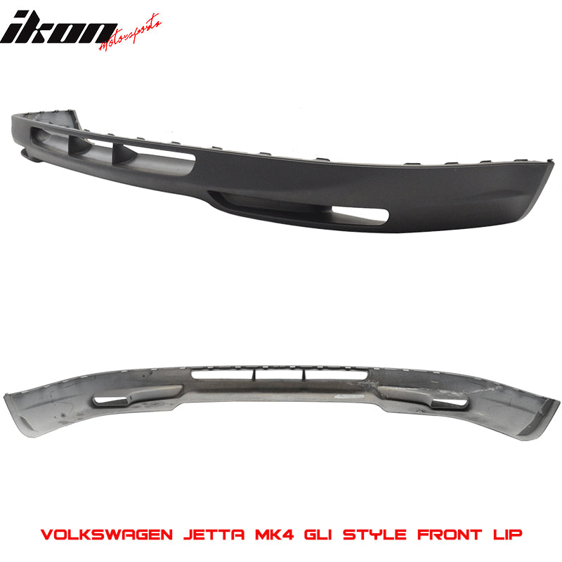 Fits 99-05 Volkswagen Jetta MK4 GLI Style Front Bumper Lip Spoiler Splitter PU
