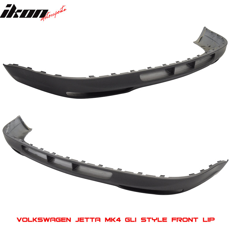 Fits 99-05 Volkswagen Jetta MK4 GLI Style Front Bumper Lip Spoiler Splitter PU