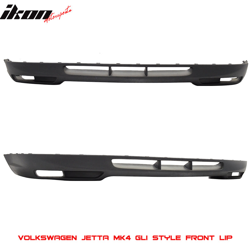 Fits 99-05 Volkswagen Jetta MK4 GLI Style Front Bumper Lip Spoiler Splitter PU