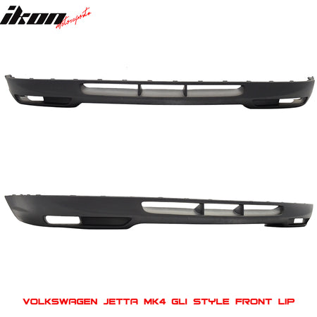 Fits 99-05 Volkswagen Jetta MK4 GLI Style Front Bumper Lip Spoiler Splitter PU