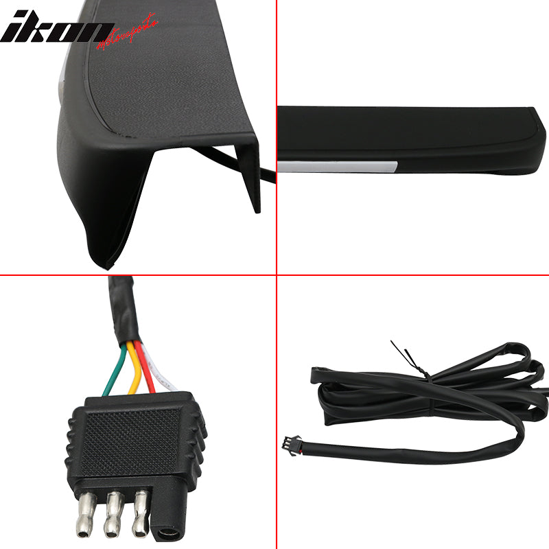 Fits 99-06 Silverado Sierra 1500 2500 3500 Tailgate Protector Cap Molding w/ LED