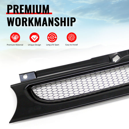 For 99-06 Volkswagen Golf MK4 Grille Front Bumper Hood Upper Mesh Grill Assembly