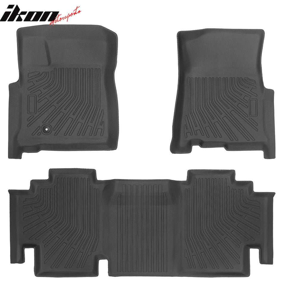 1999–2007 F-250 F-350 F-450 Super Duty Extended Cab Anti-Slip Floor Mats Carpet TPE