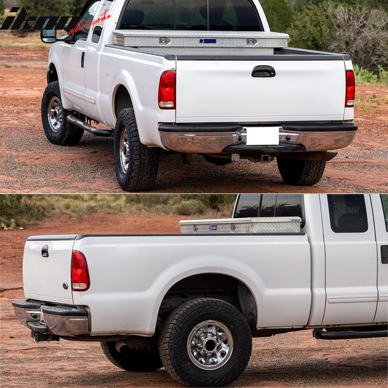 Fits 99-07 Ford F250 F350 F450 Super Duty Tailgate Molding Trunk Protector Cover