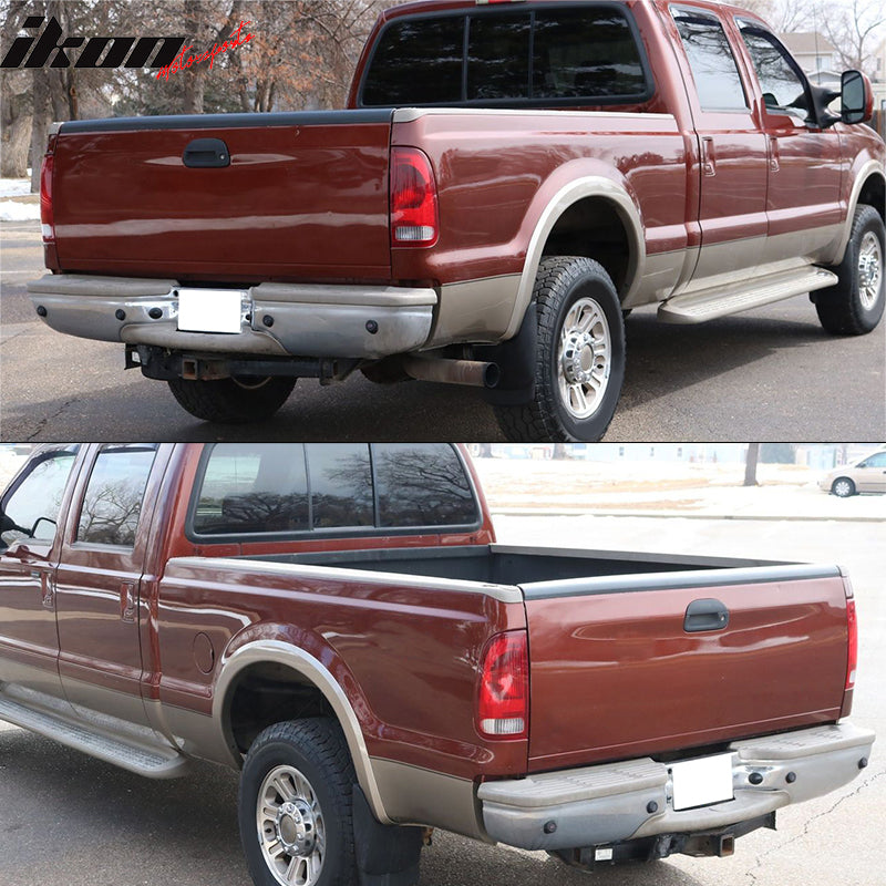 Fits 99-07 Ford F250 F350 F450 Super Duty Tailgate Molding Trunk Protector Cover