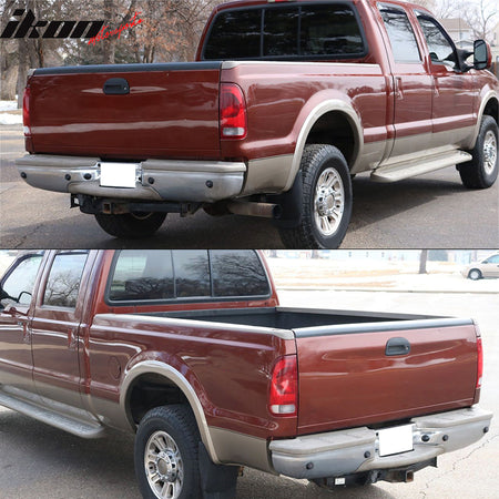 Fits 99-07 Ford F250 F350 F450 Super Duty Tailgate Molding Trunk Protector Cover