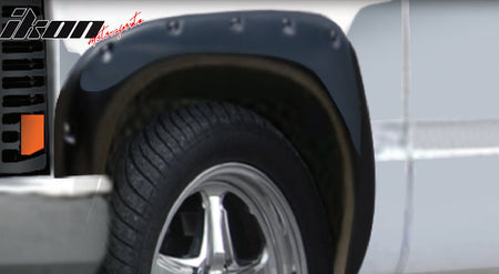 1999 - 2007 Chevy C1500 C2500 K1500 K2500 Bolt Fender Flare Textured ABSIkon Motorsports