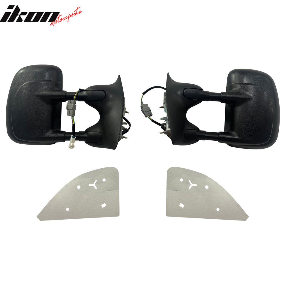 1999-2007 Ford F250/F350 Super Duty Towing Mirrors Power w/ Dual Swing