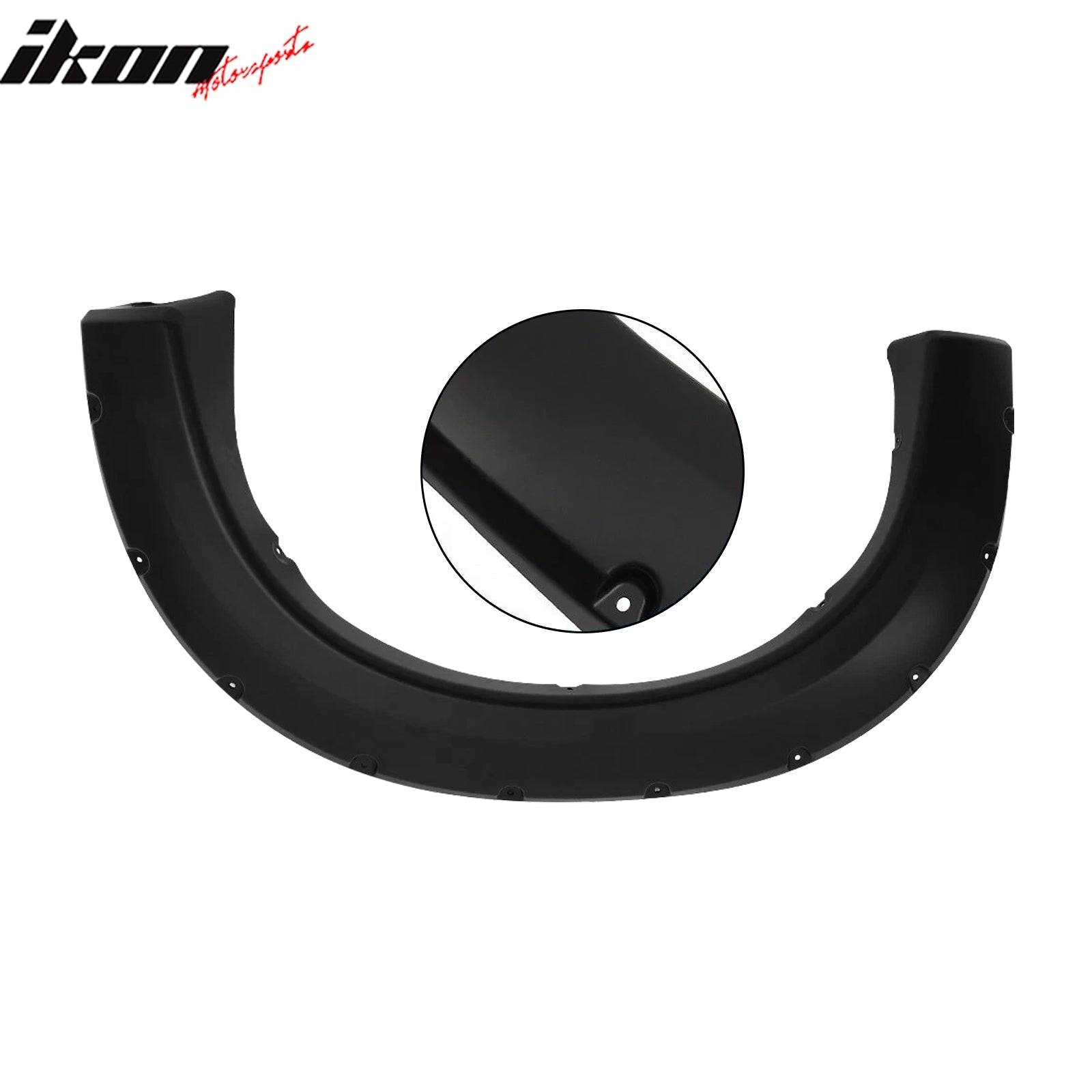 1999 - 2007 Ford F250 F350 Pocket Style Wheel Fender Flares Smooth BlackIkon Motorsports