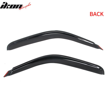 1999 - 2007 Silverado Sierra Standard Cab Smoke Window Visors AcrylicIkon Motorsports