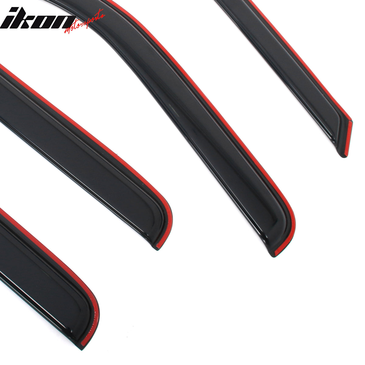 Fits 99-16 Ford F250 F350 F450 F550 Super Duty Crew Cab Window Visors In-Channel