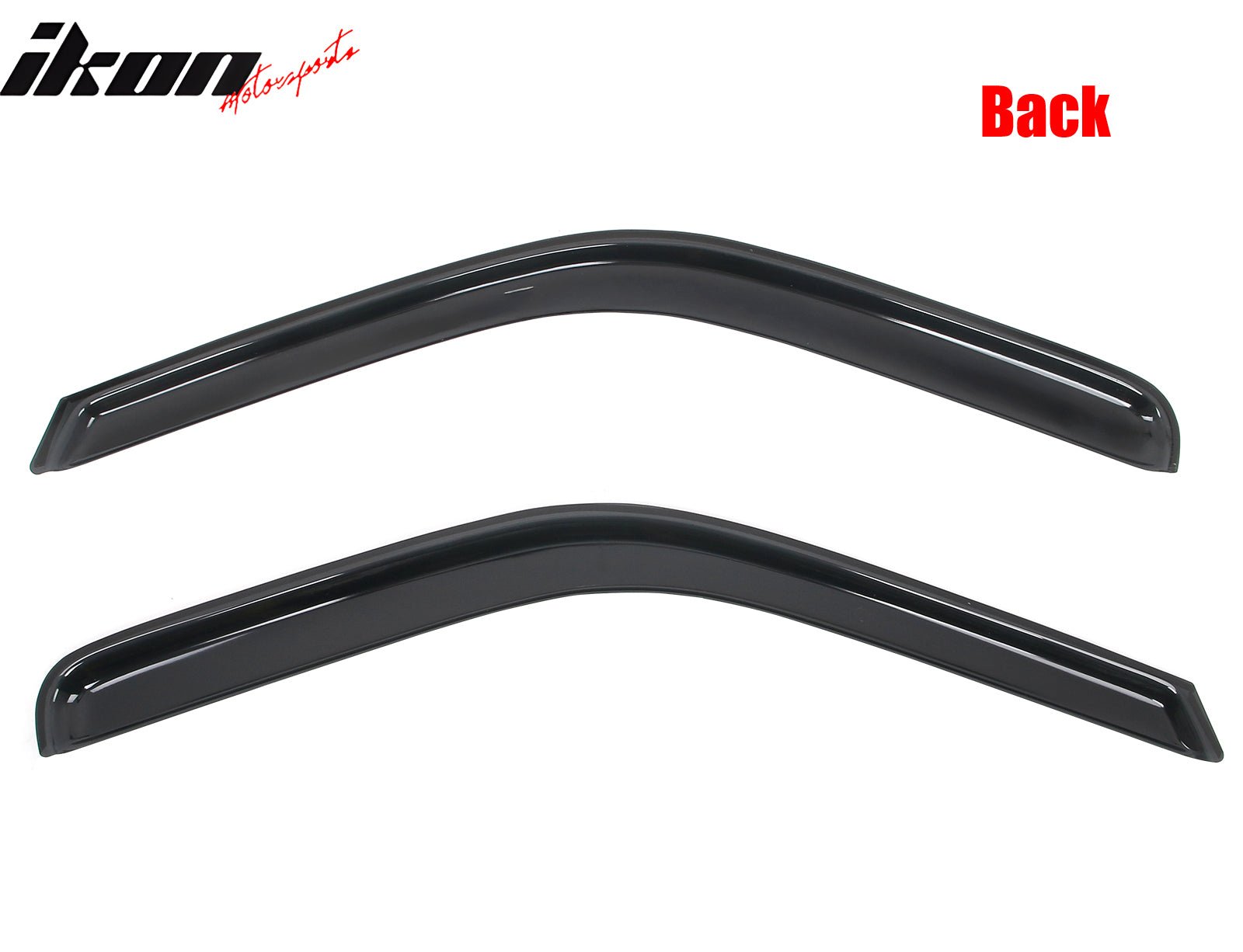 Fits 99-16 Ford F250-F550 Superduty Standard Cab Window Visors In-Channel Guard