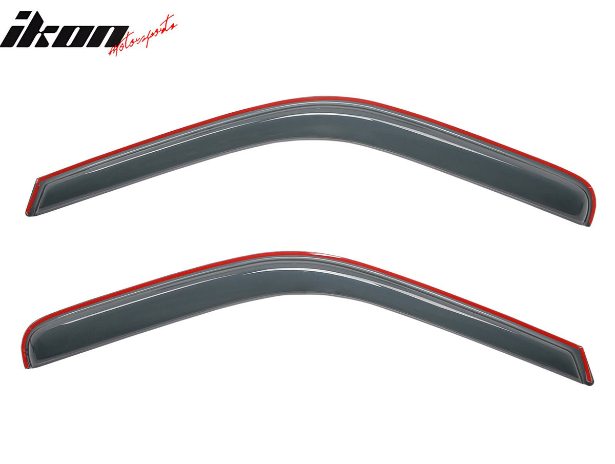 Fits 99-16 Ford F250-F550 Superduty Standard Cab Window Visors In-Channel Guard