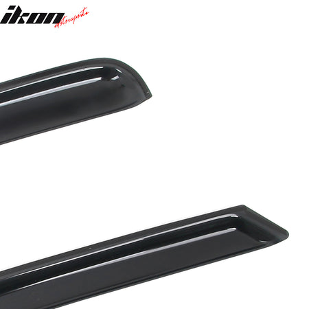 Fits 99-16 Ford F250-F550 Superduty Standard Cab Window Visors In-Channel Guard