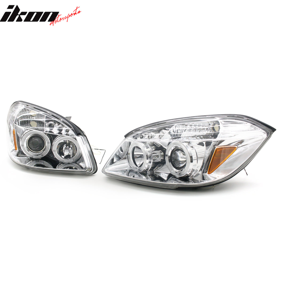 Fits 05-10 Chevrolet Cobalt 2PCS Front Projector Headlights Headlamps Assembly