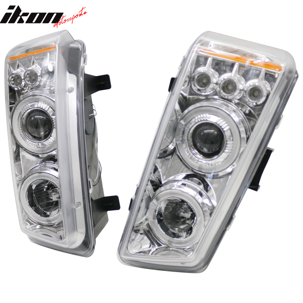 Projector Head Lights Lamps Fits 03-06 Chevy Silverado 2500 HD 3500& 07 Classic