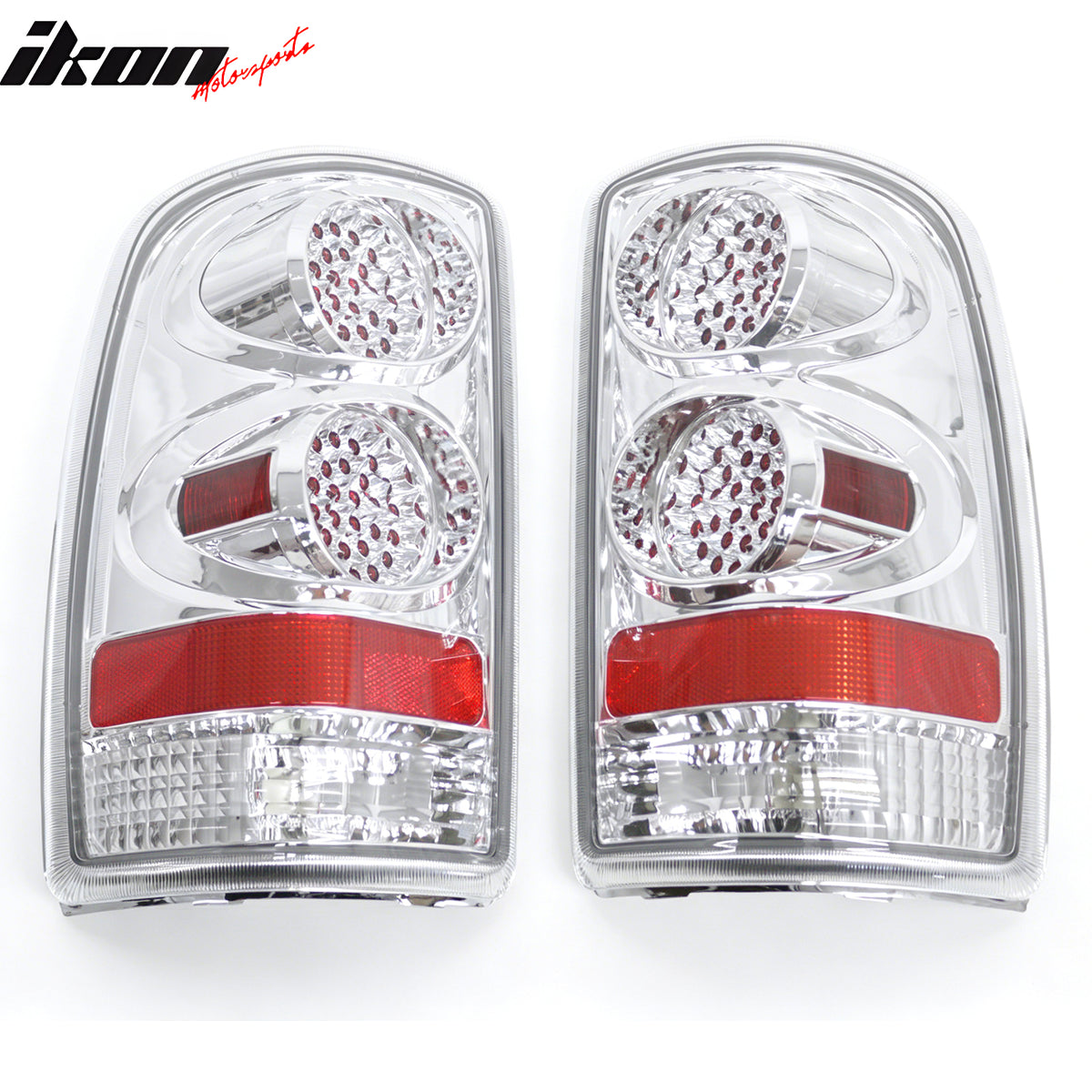 Fits 00-06 Chevrolet Suburban Yukon Tahoe Tail Lights Rear Brake Lamp Clear Lens
