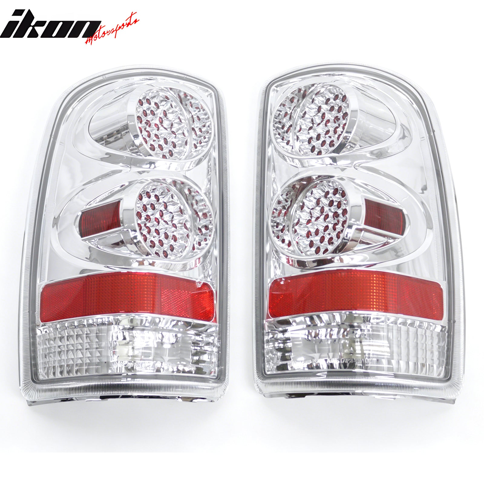 Fits 00-06 Chevrolet Suburban Yukon Tahoe Tail Lights Rear Brake Lamp Clear Lens