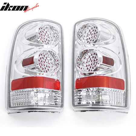 Fits 00-06 Chevrolet Suburban Yukon Tahoe Tail Lights Rear Brake Lamp Clear Lens