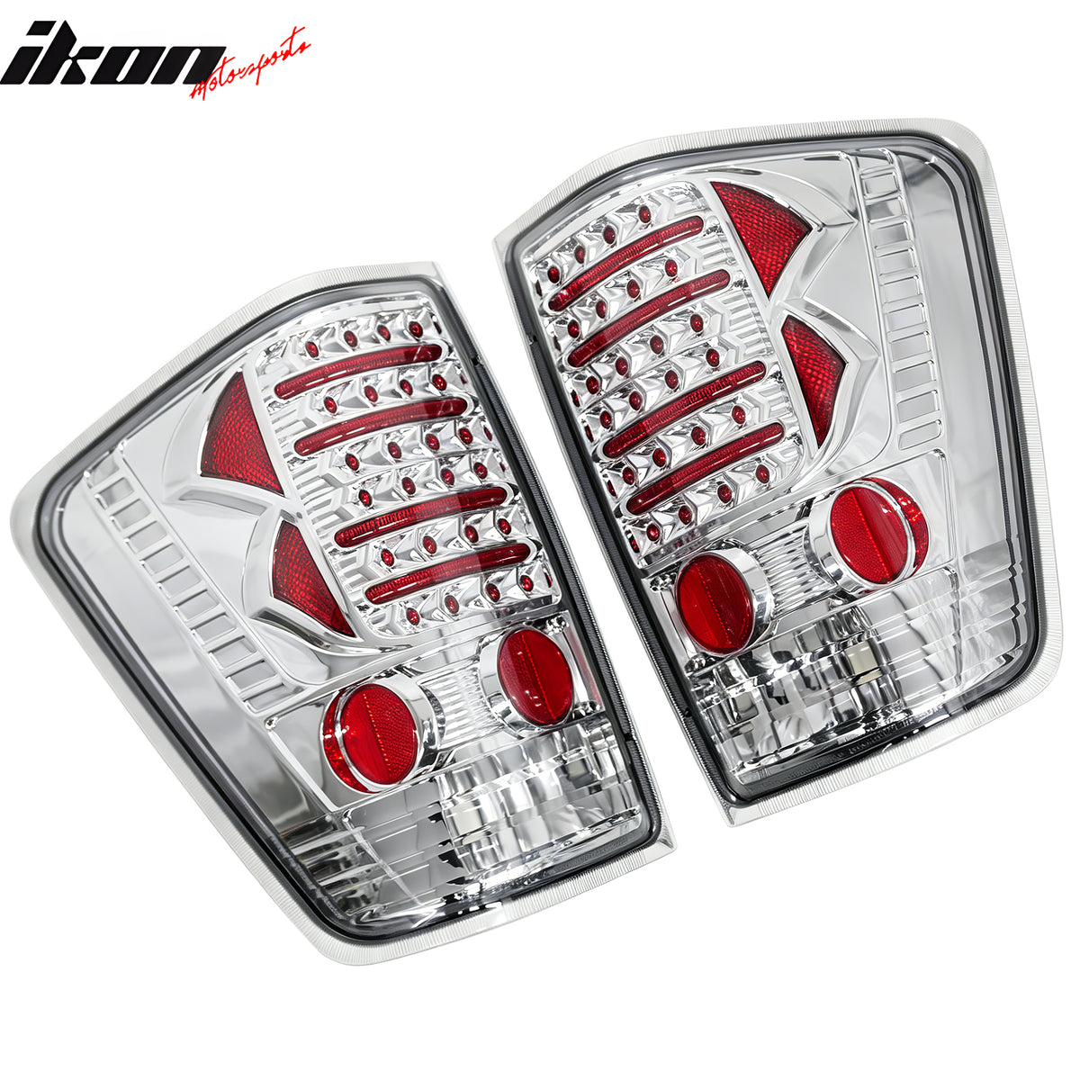 Fits 04-15 Nissan Titan Left Right RH LH Tail Lights Rear Brake Lamps Smoke Lens