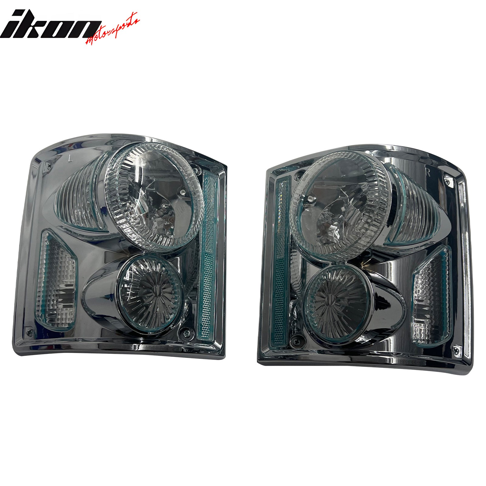 Fits 73-86 Chevrolet C10 Pickup Suburban Tail Lights Rear Brake Lamps Clear Lens