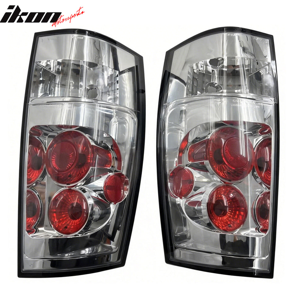 2007-2014 Chevy Suburban 1500 2500& Tahoe Tail Lights Left Right Chrome Pair