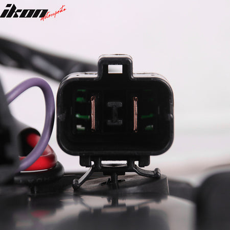 Fits 00-03 Volvo S80 2.8L/2.9L 03 XC70 2.5L Cooling Fan Single Radiator Assembly