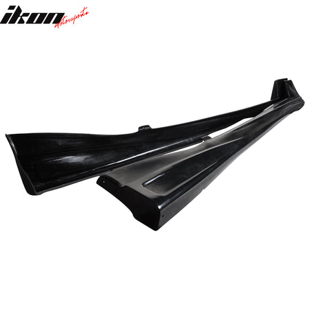 Fits 00-05 Toyota Celica VIP Style Side Skirts Unpainted Black PU