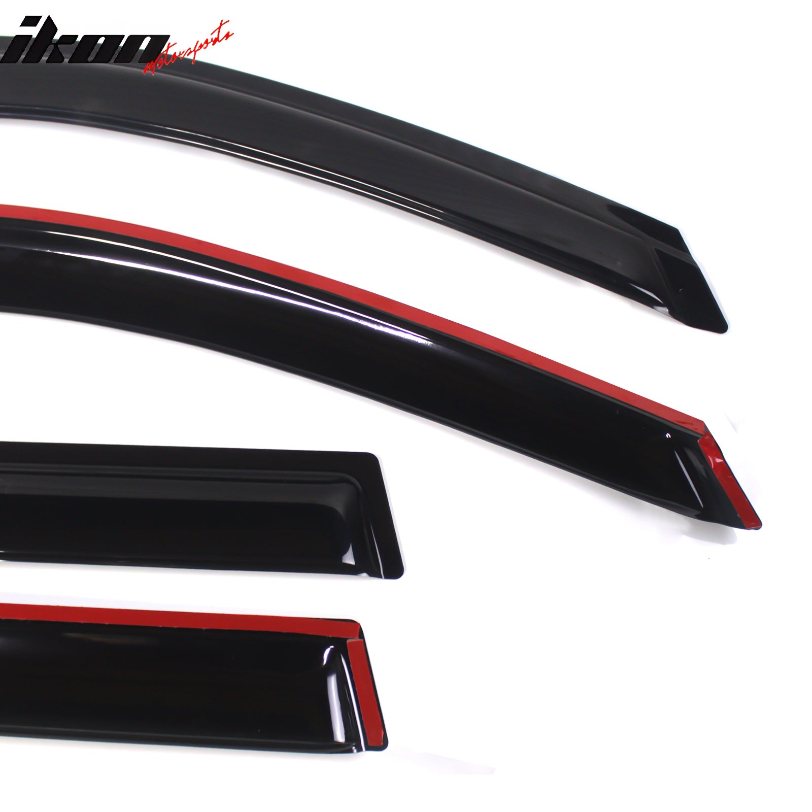 みうみう Fits 00-06 BMW E53 X5 Window Visors Acrylic Vent Sun Shade Rain