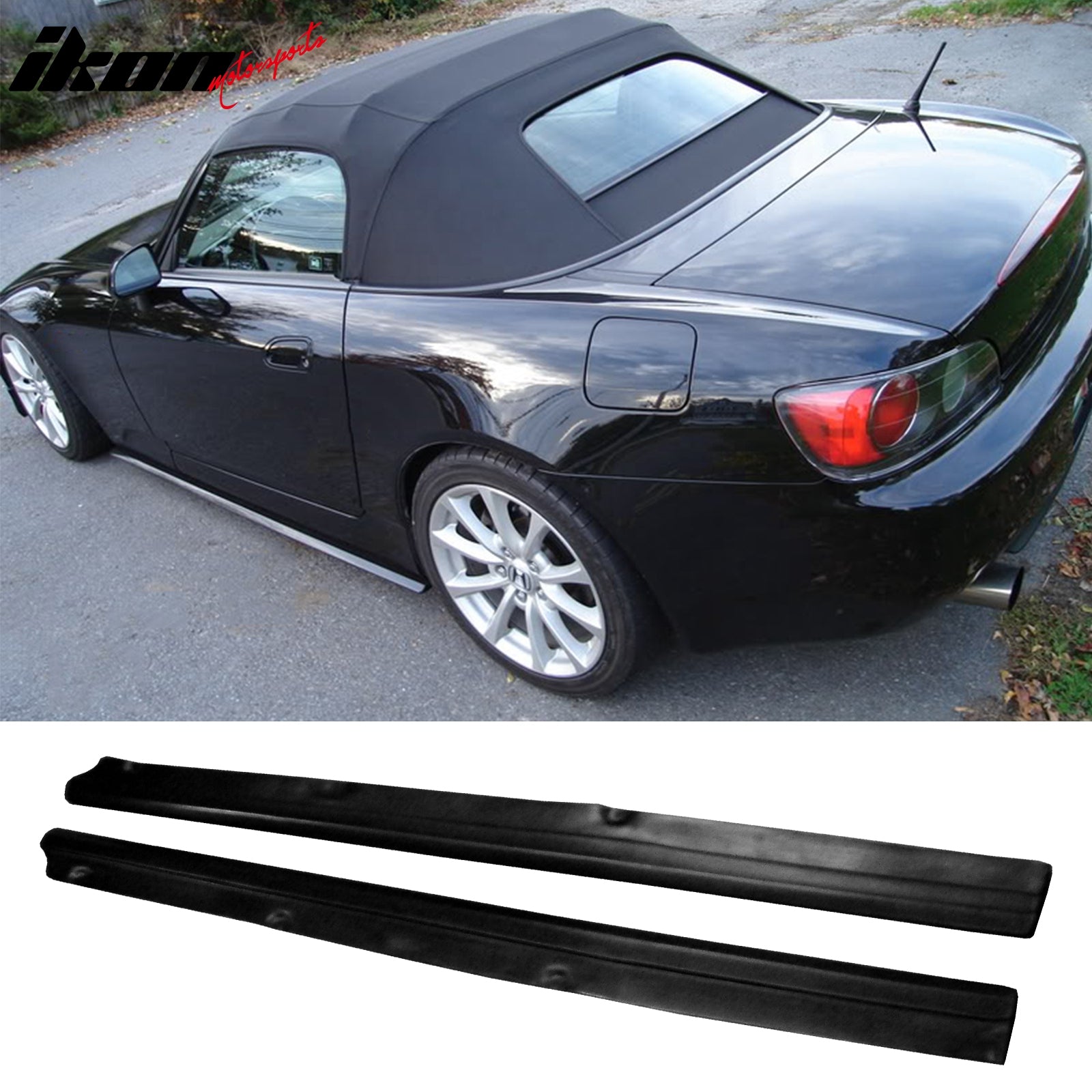 Fits 00-09 Honda S2000 S2K AP1 AP2 JDM Style Side Skirts + Rear