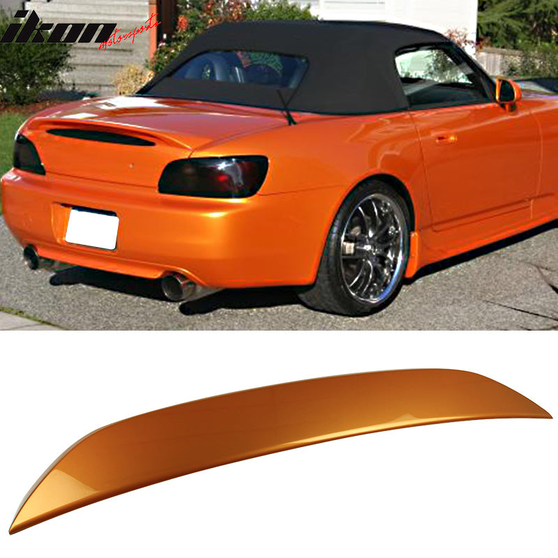 2000-2009 Honda S2000 OE Style Painted #YR536P Orange Trunk Spoiler
