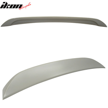 IKON MOTORSPORTS, Trunk Spoiler Compatible With 2000-2009 Honda S2000 AP1 AP2, OE Factory Style Painted #YR564M Deep Burgundy Metallic ABS Plastic Rear Trunk Lid Spoiler Wing Lip