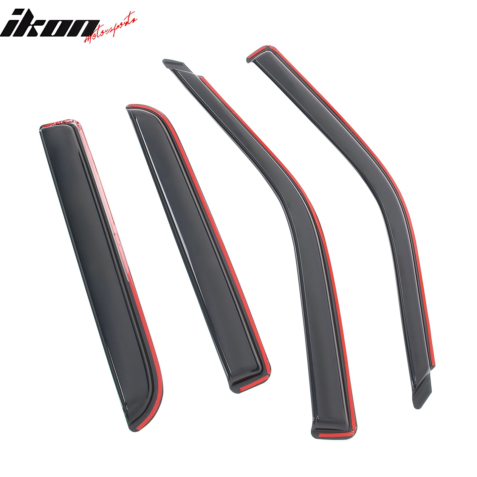 Fits 01-03 Ford F-150 Crew Cab 02-03 Lincoln Blackwood Window Visors In Channel