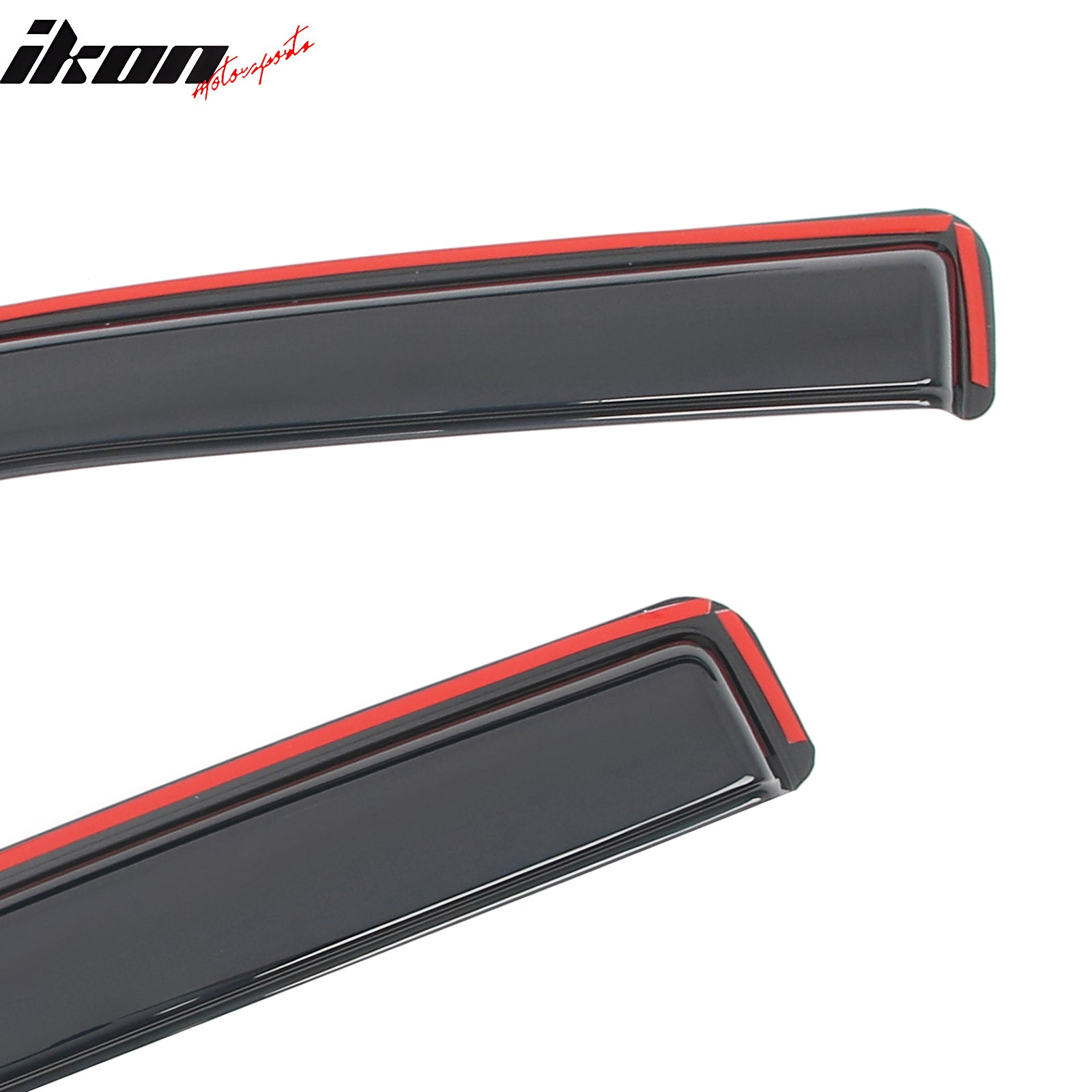 Fits 01-03 Ford F-150 Crew Cab 02-03 Lincoln Blackwood Window Visors In Channel