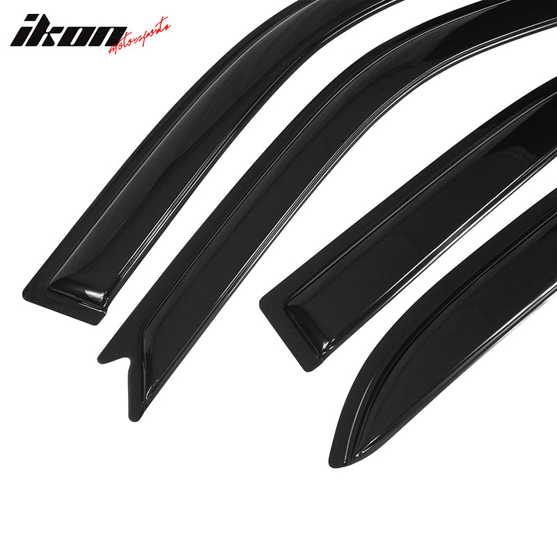 Lexus IS300 Window Visors 2001-2005 – Smoke Tinted Acrylic | Rain