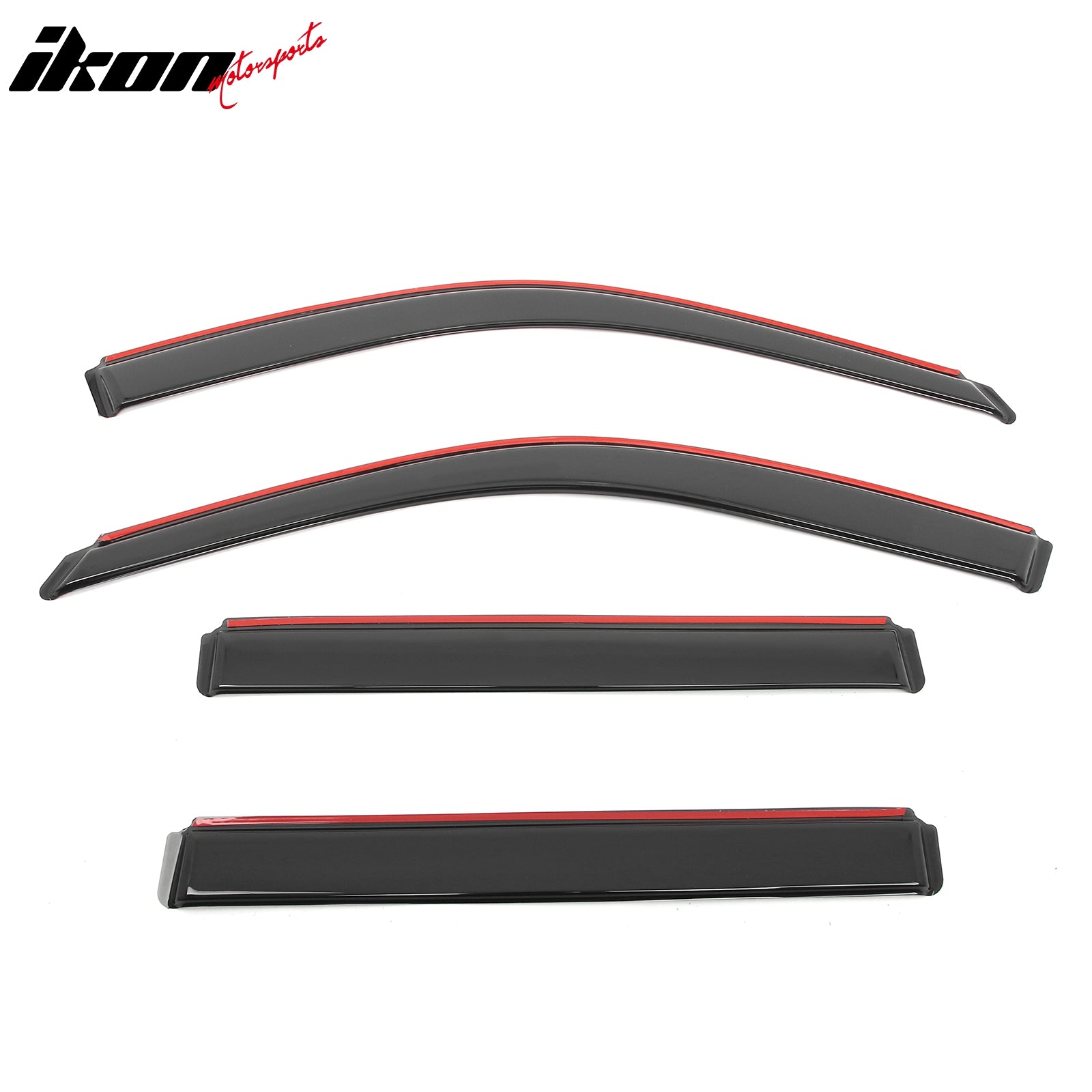 Fits 01-07 Toyota Highlander Acrylic Window Visors In-Channel Rain