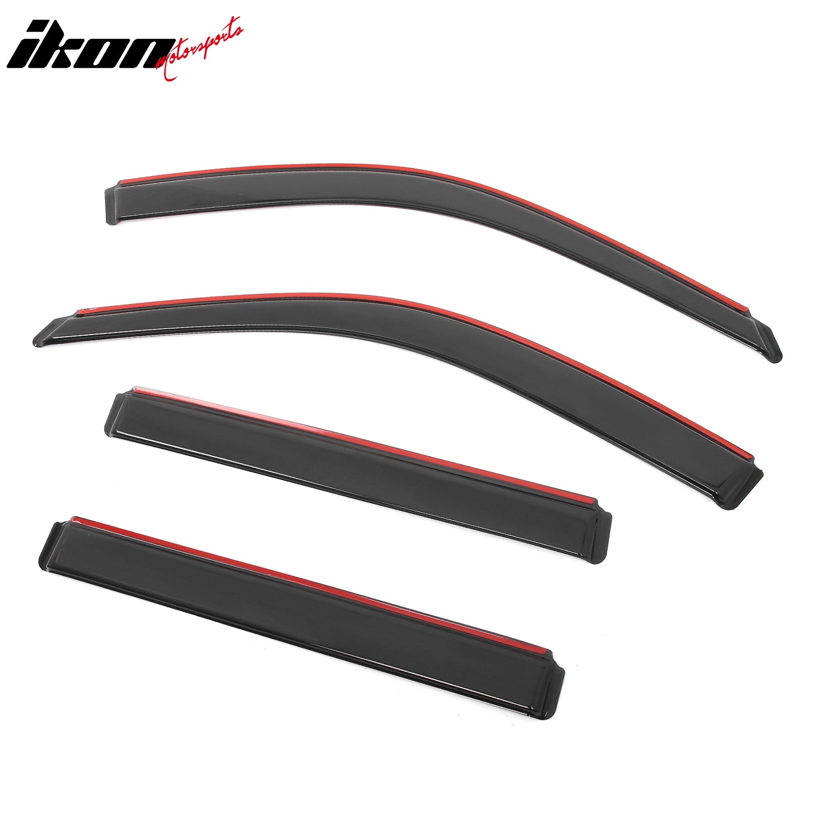 Fits 01-07 Toyota Highlander Acrylic Window Visors In-Channel Rain Sun Deflector