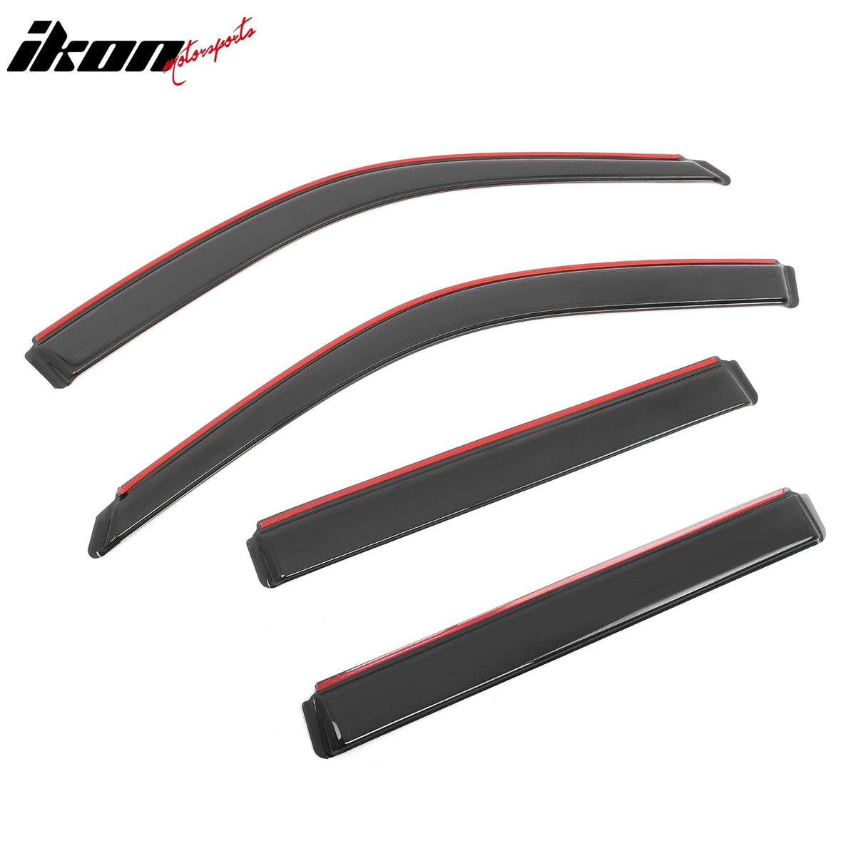 Fits 01-07 Toyota Highlander Acrylic Window Visors In-Channel Rain Sun Deflector