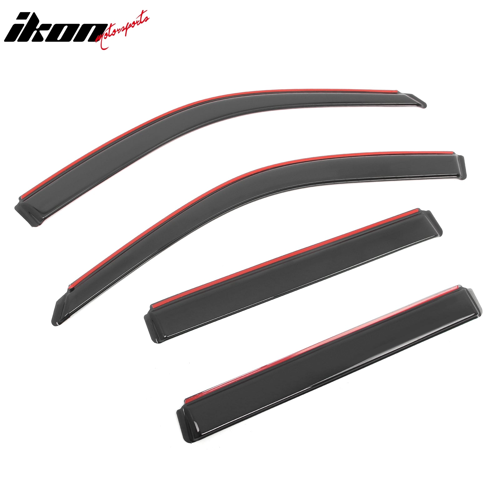 Fits 01-07 Toyota Highlander Acrylic Window Visors In-Channel Rain Sun Deflector