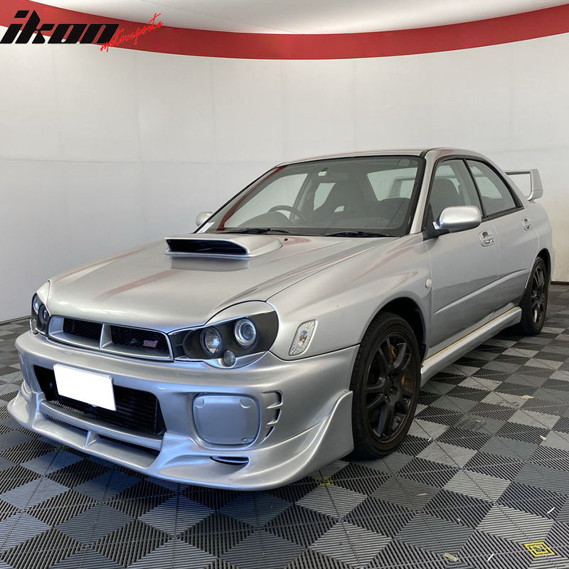 Fits 02-03 Subaru Impreza WRX Sti Sedan CW Front Bumper Lip Spoiler Kit