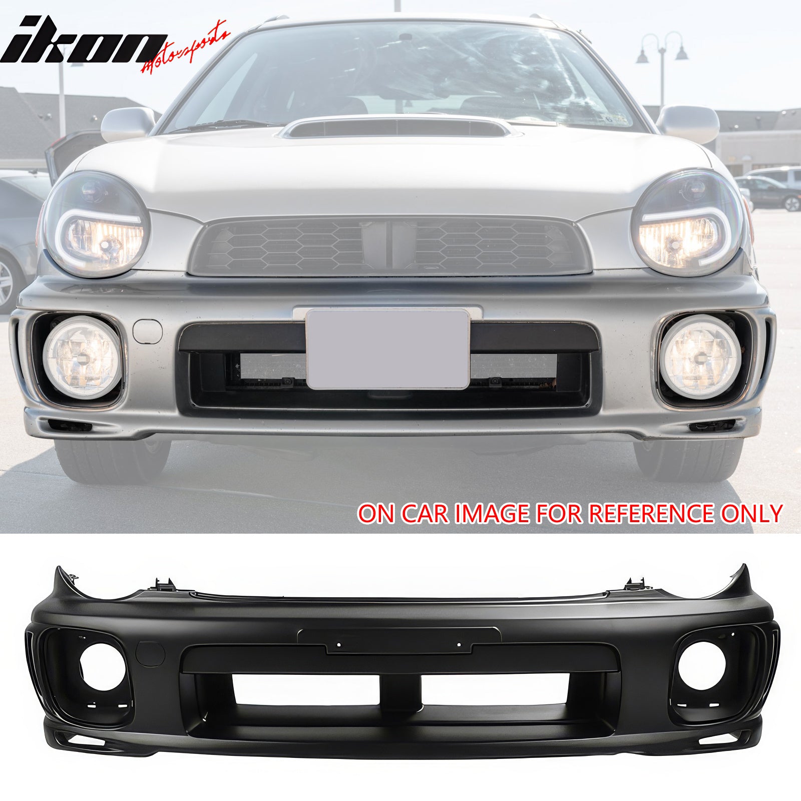 OE Style Front Bumper Cover 2002-2003 Subaru Impreza WRX Sedan
