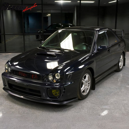 For 02-03 Subaru Impreza WRX Sedan OE Style Front Bumper Lip Spoiler Matte Black