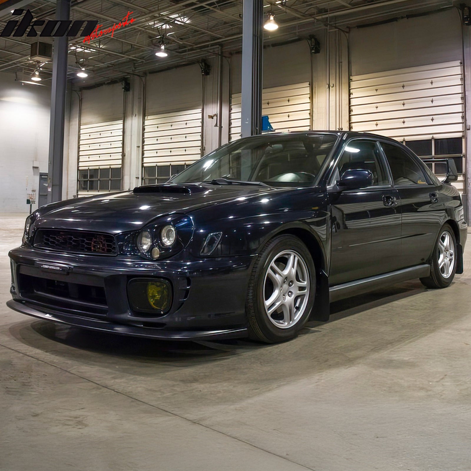 For 02-03 Subaru Impreza WRX Sedan OE Style Front Bumper Lip Spoiler Matte Black