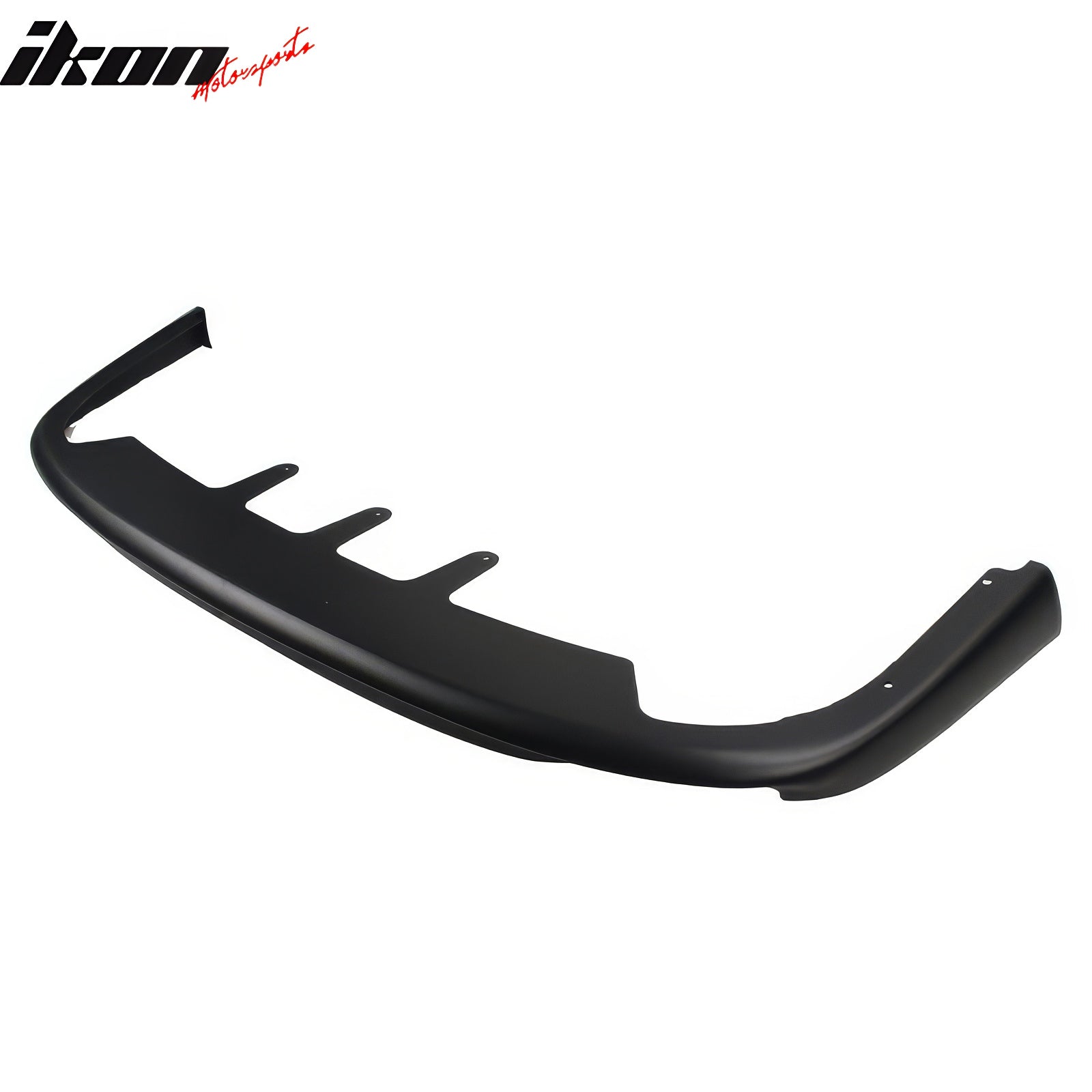 IKON MOTORSPORTS Front Bumper Lip, Compatible with 2002-2003 Subaru Impreza WRX Sedan/RS Sedan, Not Fits Wagon, PD Style Matte Black PP Air Dam Chin Spoiler Protector Splitter 1PC