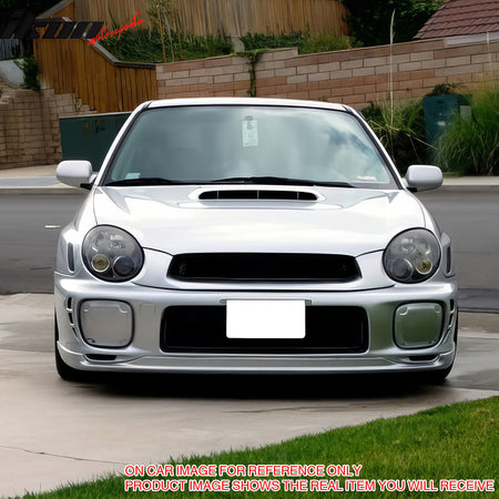 For 02-03 Subaru Impreza WRX Sedan PD Style Front Bumper Lip Spoiler Matte Black