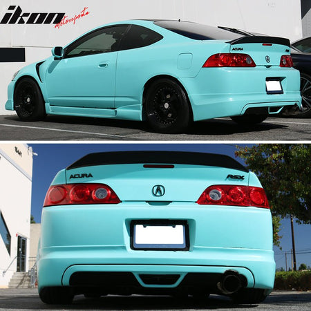 2002 - 2006 Acura RSX IKON Duckbill Type Matte Black Trunk Spoiler PPNH797M Modern Steel MetallicIkon Motorsports