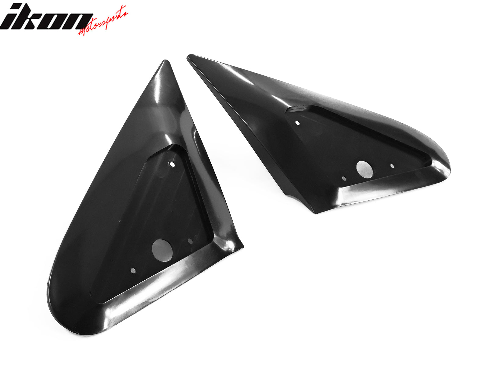 Fits 02-06 Acura RSX DC-5 Black Side Mirror Base Replacement Pair